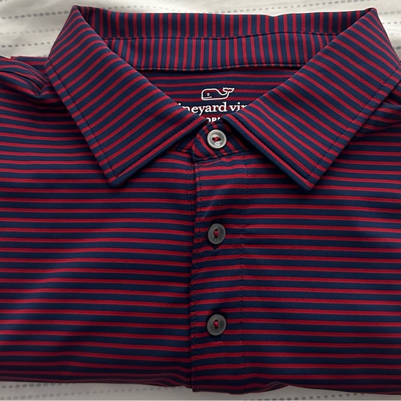 ⭐️ NWT Vineyard Vines Men’s Bradley Stripe Sankaty Performance Polo Shirts ⭐️ - Picture 9 of 9